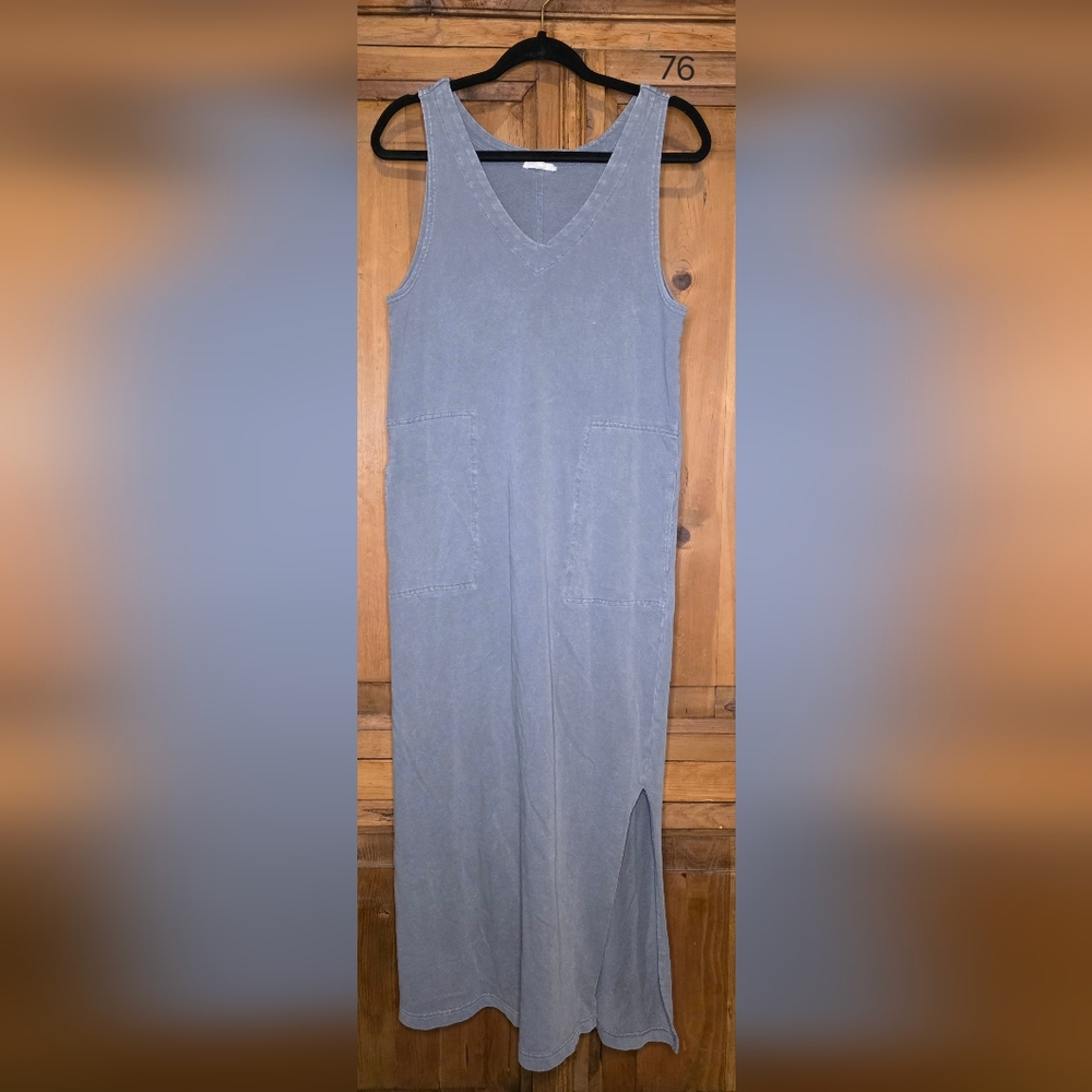 Casual Blue Maxi Dress